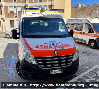 Renault Master IV serie 
Cuore Amico Ambulanze 
Allestimento Maf 
Parole chiave: Renault Master_IVserie Ambulanza