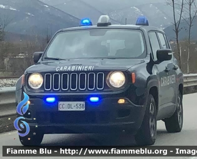 Jeep Renegade 
Carabinieri 
CC DL 538
Parole chiave: Jeep Renegade CCDL538
