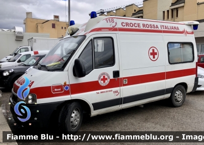 Fiat Ducato III serie 
Croce Rossa Italiana 
Comitato Locale di Avezzano 
Unità Territoriale di Capistrello 
Allestimento Orion 
CRI A848B
Parole chiave: Fiat Ducato_IIIserie Ambulanza CRIA848B