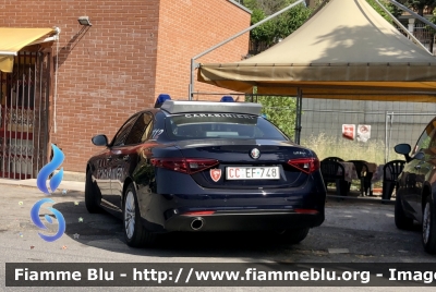 Alfa Romeo Nuova Giulia 
Carabinieri 
Nucleo Operativo Radiomobile 
Allestimento FCA 
CC EF 748
Parole chiave: Alfa-Romeo Nuova_Giulia CCEF748