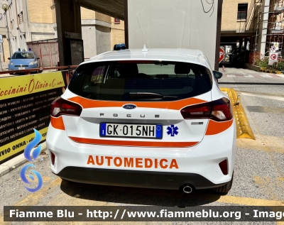 Ford Focus IV serie restyle Hybrid 
ASL n1 Avezzano Sulmona L’Aquila 
Automedica 
Allestimento ISOTEC 
Parole chiave: Ford Focus_IVserie_restyle_Hybrid Automedica