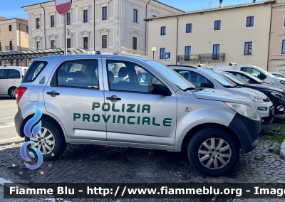 Daihatsu Terios II serie 
Polizia Provinciale 
Regione Abruzzo 
Provincia Di L’Aquila 
Parole chiave: Daihatsu Terios_IIserie