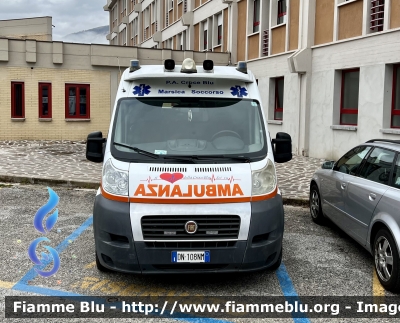 Fiat Ducato X250 
Pubblica Assistenza Croce Blu Marsica Soccorso 
Allestimento ODONE 
Parole chiave: Fiat Ducato_X250 Ambulanza 