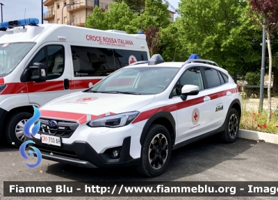 Subaru XV II serie 
Croce Rossa Italiana 
Unità Territoriale di Amatrice 
Allestimento Cita Seconda 
CRI 700 AH 
Parole chiave: Subaru XV_IIserie CRI700AH