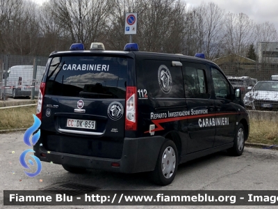 Fiat Scudo IV serie 
Carabinieri 
Reparto Investigazioni Scientifiche Roma 
Allestimento GB Barberi 
CC DK 859
Parole chiave: Fiat Scudo_IVserie CCDK859