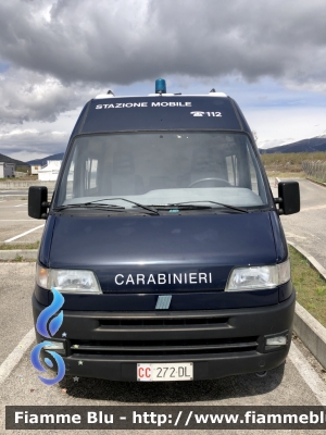 Fiat Ducato II serie 
Carabinieri 
CC 272 DL 
Parole chiave: Stazione mobile carabinieri Fiat Ducato