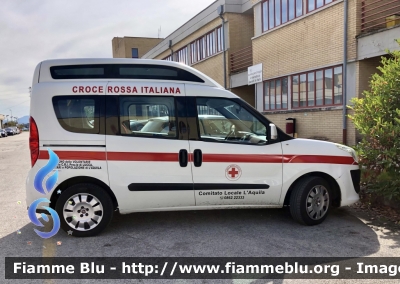 Fiat Dobló III serie 
Croce Rossa Italiana 
Comitato di L’Aquila 
Allestimento Innova 
CRI 867 AD 
Parole chiave: Fiat Doblò_IIIserie CRI867AD