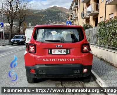 Jeep Renegade 
Vigili del Fuoco 
Comando Provinciale Di L’Aquila 
Nucleo Investigativo Antincendi Abruzzo 
VF 29119
Parole chiave: Jeep Renegade VF29119