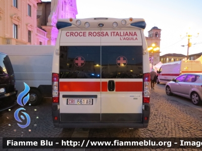 Citroen jumper III serie 
Croce Rossa Italiana 
Comitato di L'Aquila
Allestimento Bollanti 
CRI 661 AB
Parole chiave: Citroen Jumper_IIIserie Ambulanza CRI661AB