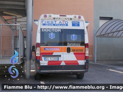 Fiat Ducato X250
First Aid One Italia - Catania
FAOBOL 113
Parole chiave: Fiat Ducato_X250 Ambulanza