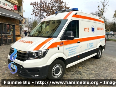 Volkswagen Crafter II serie
România - Romania
Serviciul de Ambulantà Bucureşti-Ilfov
Parole chiave: Ambulanza Ambulance