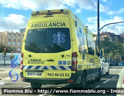 Mercedes-Benz Sprinter III serie Restyle
España - Spain - Spagna
Ambulancias Maíz
Parole chiave: Ambulace Ambulanza