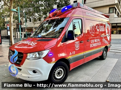 Mercedes-Benz Sprinter IV serie 
España - Spagna
Bomberos Zaragoza
Parole chiave: Ambulance Ambulanza