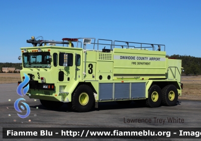 Oshkosh TB3000 
United States of America - Stati Uniti d'America
Dinwiddie County Airport VA Fire Department
