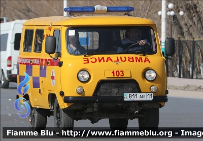 UAZ
Қазақстан -Казахстан -  Kazakistan  
Servizio Ambulanze Pubblico
Parole chiave: Ambulanza Ambulance