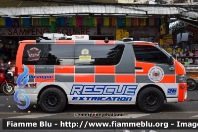 Toyota HiAce
ราชอาณาจักรไทย - Thailand - Tailandia
Ruamkatanyu foundation rescue squad
