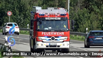 Mercedes-Benz Actros 
Bundesrepublik Deutschland - Germania
Feuerwehr Weinheim
