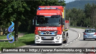 Mercedes-Benz Actros 
Bundesrepublik Deutschland - Germania
Feuerwehr Weinheim
