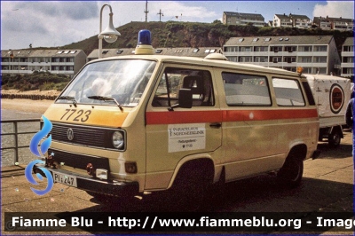 Volkswagen Transporter T3
Bundesrepublik Deutschland - Germany - Germania
Paracelius Nordseeklinik Heligoland
Parole chiave: Ambulance Ambulanza