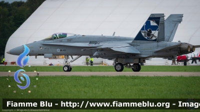 Boeing F/A-18 Hornet
Suomi - Finland - Finlandia
Suomen Ilmavoimat

